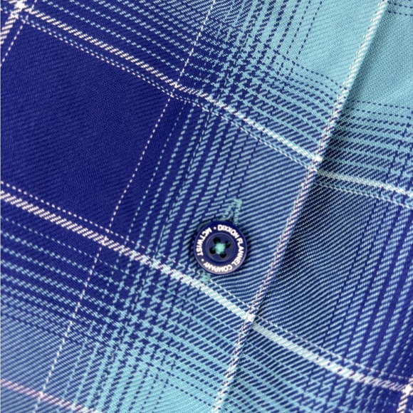 DIXXON Blue and White Plaid Shirt - Picture 6 of 8